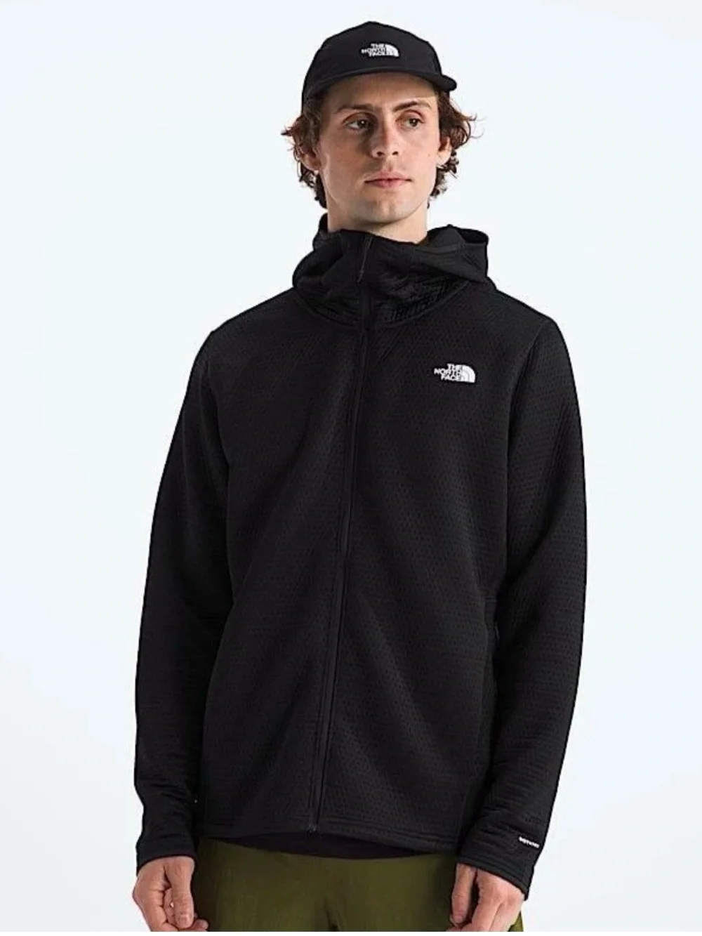 North Face Men's Dotknit Thermal Full-Zip Hoodie Jacket